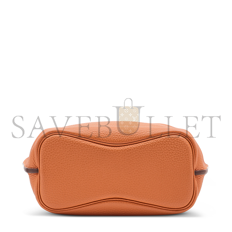 H**mes MASTER 22CM ORANGE TOGO LEATHER PALLADIUM PLATED SO KELLY BAG (29.5*22*11cm)